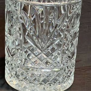 Hand cut Crystal Cannister